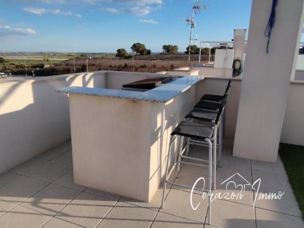 Keyready appartement te koop in Vistabella Golf - Corazon Immo Bar op solarium